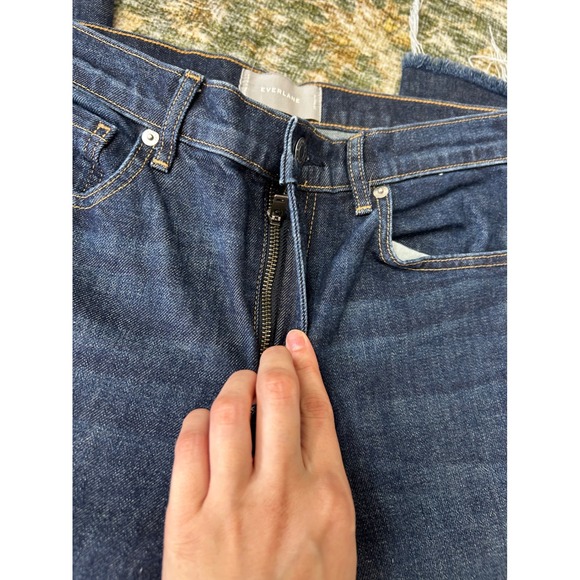 Everlane side 29 regular straight leg dark wash jeans - Picture 3 of 7